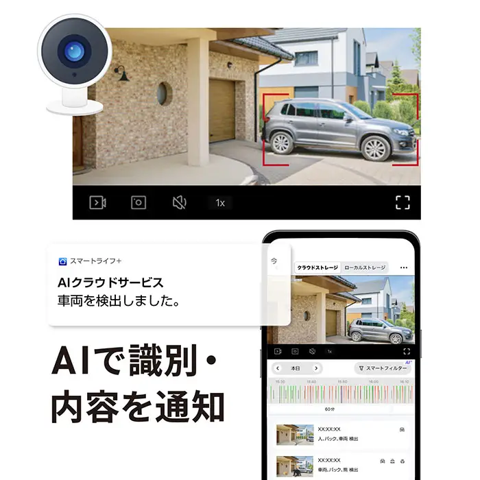 AI識別と通知