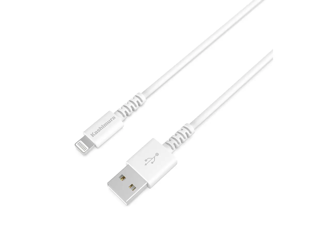 USB充電＆同期ケーブル 2m LN WH KL-114 | 製品情報 | 株式会社カシムラ