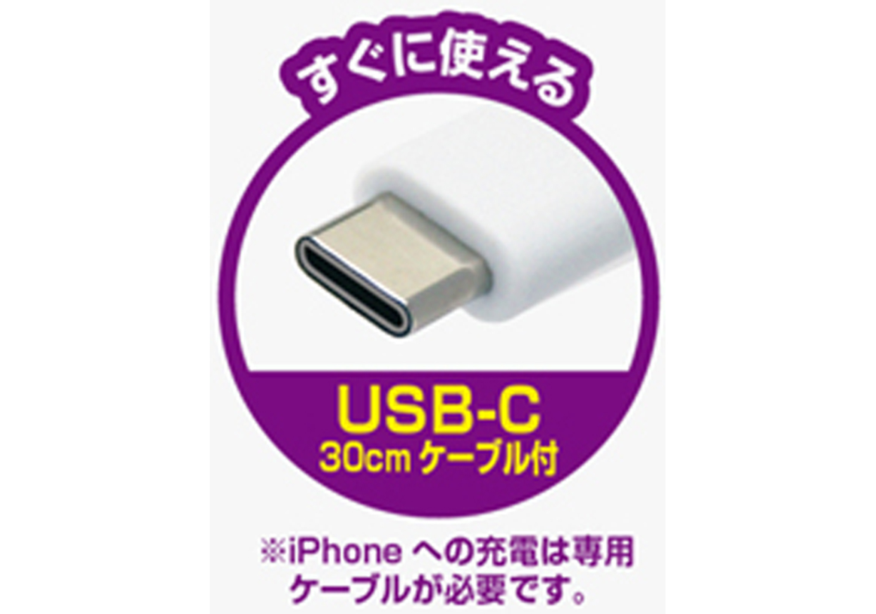 モバイルバッテリー20000mAh C WH – kashimura