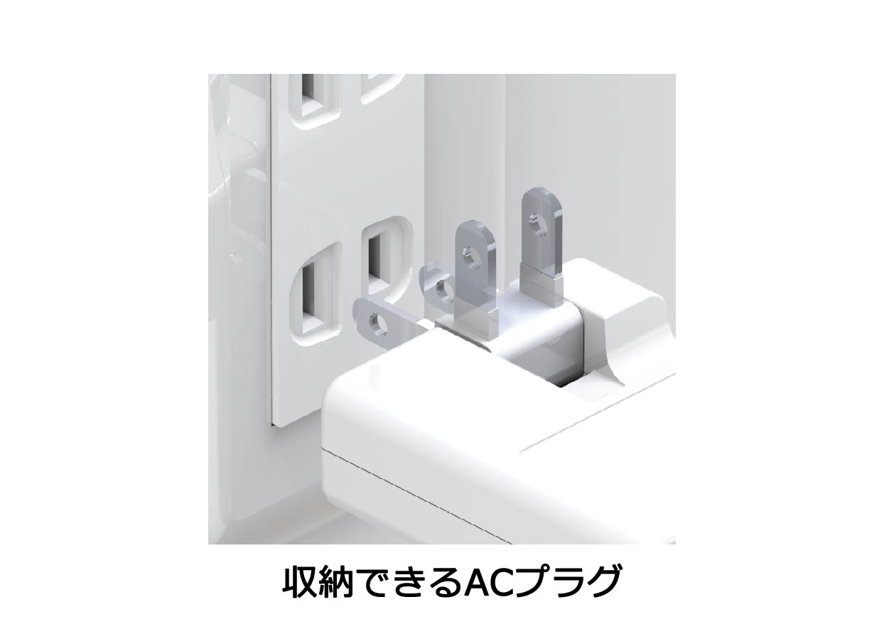 AC充電器 1.5A Type-C 1m WH – kashimura